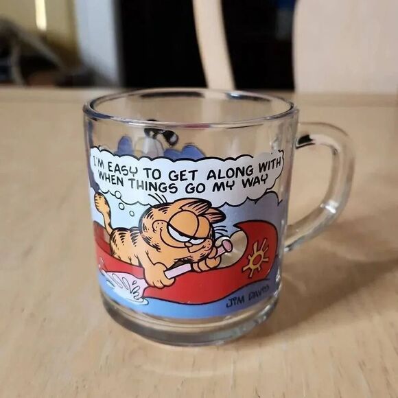 Jim Davis Garfield 1978 Mcdonald collectible mug - Picture 1 of 5